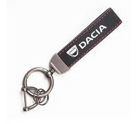 XVBFSC Car Keyring for Dacia Duster Logan Sandero Lodgy Dokker Stepway Mcv 2, Car Keychain Replacement Key Fob Accessories Key Ring for Men Women Family Present,A