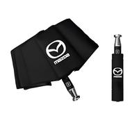 XVBFSC Umbrella for Mazda 2 III Sedan(DL) 2019-2022, Windproof Travel Umbrella Strong Single Hand Use Non-slip Handle for Men & Women,B