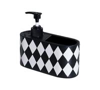 XvDistributeur De Savon De Cuisine - Bouteille À Pompe Rechargeable R6.5 X 2.56 X 5.31 Pouces Avec Porte-éponge, Distributeur De Savon Pour Évier De Cuisine À Carreaux | Pour Lotion, Comptoir De Douch