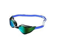 XVDRFSD Swimming Goggles Swim Goggles HD Wide Angle Lens Comfortable Fit Adjustable Nose Bridge Stylish Design For Swimming Sports(Blue Gold)