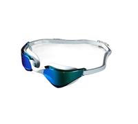 XVDRFSD Swimming Goggles Swim Goggles HD Wide Angle Lens Comfortable Fit Adjustable Nose Bridge Stylish Design For Swimming Sports(White Blue)
