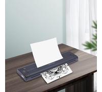 XVERGEGDFB Mini Tattoo Transfer Machine: USB & Bluetooth Stencil Printer for Android, iOS, iPad & PC