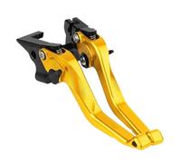 XVGUOYAN Motorcycle Brake Clutch Lever for BMW for S1000RR for S 1000RR for S 1000 RR 2015 2016 2017 2018 2019 Motorcycle Adjustable Short Brake Clutch Levers(Gold)
