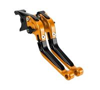 XVGUOYAN Motorcycle Brake Clutch Lever for Suzuki for GS500F for GS500 F for GS 500F 2004-2009 Motorcycle CNC Adjustable Foldable Extendable Brake Clutch Levers Handle(F)