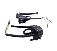XVGUOYAN Motorcycle Brake Clutch Lever for Suzuki for Haojue for AX100 A100 Left Right Alloy Black Motorcycle Handlebar Switch with Brake Clutch Lever Turn Signal Light Button