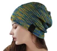XVHOAB 1PC Slouchy Beanie for Women Men, Warm Stretchy Knit Beanie, Soft Baggy Vintage Winter Hat for Christmas Outdoor