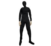 XVHOAB 1PC Stuffed Dummy Prop 70.9 Inch DIY Posable Mannequin Full Body with Hands Halloween Decor for Haunted Houses Party, Black