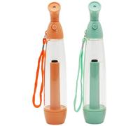 XVHOAB 2Pcs Water Mister Spray Bottle, Refillable Manual Water Mister Portable Plastic Misting Sprayers for Refreshing Face and Body