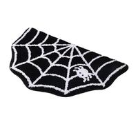 XVHOAB Halloween Bath Mat 16x24in Scary Spider Web Rug Soft Non-slip Gothic Rug Absorbent Non-shedding Decorative Halloween for Home, Office, Party ..
