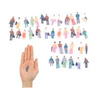 XVHOAB Passenger People Figures 1:150 Tiny People Pose Scale Model Miniature Trains Architectural 100PCS