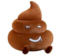 XVHOAB Poop Plush 10 Inch Cute Poop Pillow with Funny Expression & Legs Cotton Toy Skin Friendly Breathable Decorative for Home, Hotel, Party