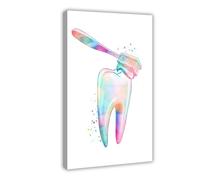 XVHOGAS Anatomical Diagram of The Tooth 6 Canvas Poster Wall Art Decor Print Picture Paintings for Living Room Bedroom Decoration 20x30inch(50x75cm)