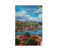 XVHOGAS Dunedin, New Zealand Tourism Poster Canvas Poster Bedroom Decor Landscape Office Room Decor Gift 12x18inch(30x45cm)
