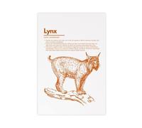 XVHOGAS North American Animals Poster(1) Canvas Poster Bedroom Decor Landscape Office Room Decor Gift 08x12inch(20x30cm)