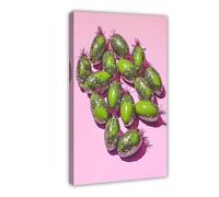 XVHOGAS Shimmering Olive Minimalist Art Poster Canvas Poster Wall Art Decor Print Picture Paintings for Living Room Bedroom Decoration 20x30inch(50x75cm)