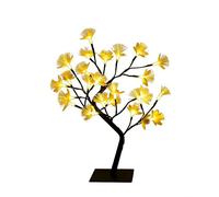 XVICO 24 LED Birch Tree Fiber Optic Lamp, USB Powered Tabletop Decor Light with Warm White Glow, Artificial Tree Lamp for Home Bedroom Living Room, Christmas Easter Party Ambient Lighting