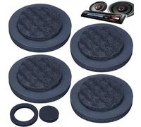 Xvilmaun 4 SET Foam Speaker Enhancer - 6.5 Inch Speakers Fast Rings - Car SpeakerFoams Baffles - High Rebound Sponge Bass Blocker Kit | For Car Door SpeakerFoam Rings