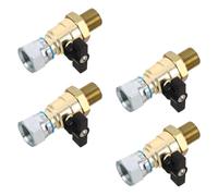 Xvilmaun Air Brake Line Cutoff Valve 18mm Front Axle Brass Alloy Tool-Free