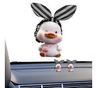 Xvilmaun Car Interior Duck Decor - Shaking Car Ornament Nodding Duck Decor | Car Interior Dashboard Ornament, Duck Head Doll Toys for Car, Home, Bedroom Decoration