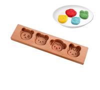 Xvilmaun Cookie Molds Wood,Kitchen Biscuits Cutter | Cartoon Cookie Making Mould for Birthday Wedding Cakes Chocolate Fondant Pastry Food Bloggers Home Bakers Cooking Class