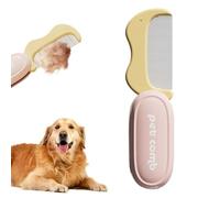 Xvilmaun Dog Brush for Shedding | Long Hair Dog Brush Cat Grooming Comb | Foldable Comb Cleaning Tools Groomer for Deshedding Dematting Undercoat Short Long Hair Kitten Puppy Bathing Indoor Outdoor