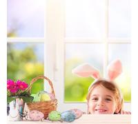 Xvilmaun Easter Eggs Empty | 100 Piece Assorted Realistic Ornaments,Foam Easter Egg Decorations,for Kids DIY Spring Displays Vase Filler Craft Basket Bowl Fillers Table Setting Centerpieces Party