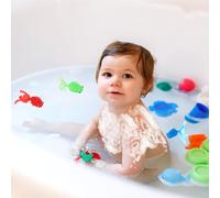 Xvilmaun Fish Bath Toys,Floating Water Toys - Aquatic Life Catching Game for Bathtub Pool Swimming Pool Bathroom Beach Boys Girls