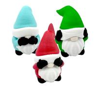 Xvilmaun Gnome Figurines - 3D Printed Gnome Figures - Cute Dwarf Toys Decorations for Boy Girl Men Child Desktop Christmas Halloween