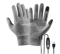 Xvilmaun Heated Gloves 3 Settings USB Touchscreen Heated Gloves