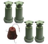 Xvilmaun Set of 4 Bait Pressing Device - Bait Shapes of Bait Bait Maker Bait Mould for the Ground | For Carp Bait Press Device