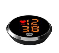 Xvilmaun Stick on Clock for Car Dashboard - Automotive Adhesive Digital Clocks | Stick on Small LED Time Display Watch for Bike Air Vent Truck Motorcycle Dashboard