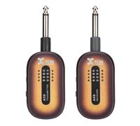 Xvive A58 Wireless Guitar System 5.8G Set with Transmitter and Receiver for Guitar with Active or Passive Pickup(Sunburst)