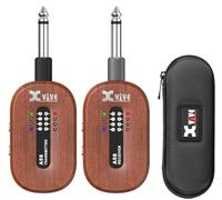 Xvive A58 Wireless Guitar System 5.8G Set with Transmitter and Receiver for Guitar with Active or Passive Pickup(Mahogany)