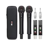 Xvive M5 Dual Handheld Wireless Microphone System, 5.8Ghz, Black