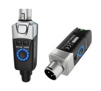 Xvive U3 Wireless Microphone System 2.4GHz Wireless XLR Transmitter and Receiver for Dynamic Microphone, Audio Mixer, PA System (U3 Dynamic)