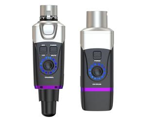 Xvive U35C XLR Plug-on Wireless System for Condenser Microphone with 48V/12V Phantom Power (5.8GHz)