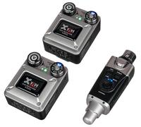 Xvive U45R2 Wireless in Ear Monitor System 5.8ghz IEM System 1 Transmitter and 2 Bodypack Receiver for Studio, Band Rehearsal, Live Performance, Channel Scan Mode