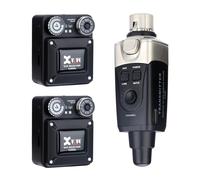 Xvive U45R2 5.8GHz Wireless In-Ear Monitor System with 2 Receivers Black
