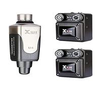 Xvive U4R2 Wireless in-Ear Monitor System 2.4GHz Professional IEM System, 1 Transmitter and 2 Beltpack Receiver for Studio, Band Rehearsal, Live Performance (U4R2)