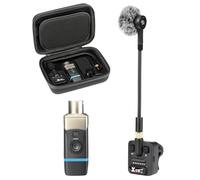 Xvive U7 Saxophone Microphone Wireless System, Wireless Microphone for Saxophones, Trumpet, Trombone Brass Instruments, 2.4 GHz,with Case