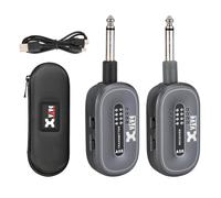 Xvive A58 Wireless Guitar System 5.8G Set with Transmitter and Receiver for Guitar with Active or Passive Pickup (Grey)