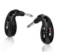 Xvive XU2 Rechargeable Digital 2.4Ghz Wireless Guitar System, Black