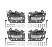 XVMKFCF Car Door handrail Auto Interior Door Handle Compatible with Jeep for Grand for Cherokee 2005 2006 2007 2008 2009 1JV471J3AA 5HR421J3AK 5HR411J3AK(4pcs Gray Chrome)