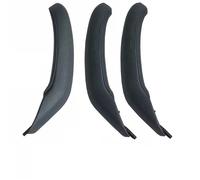 XVMKFCF Doors Inner Handle Cover Replacement Front Passenger Side Door Handle Cover Trim Compatible with BMW X3 X4 2010 2011 2012 2013 2014 2015 2016 51417248501(LHD Black Set)