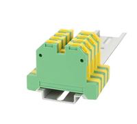 XVPTGKY 10Pcs EK10/35 Screw Grounding Connection Earth Terminals SAK 10 mm² Wire Electrical Connector DIN Rail Terminal Block EK 10/35