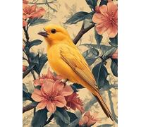 XvvwEndlessx Stamped Cross Stitch Kits DIY Counted Embroidery Needlepoint Kit Birds on a Branch Cross Stitch for Adults Beginners Crafts Home Decor 11CT：40×50Cm