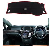 XVWTJZIA Dashboard Cover Mat Fit for Nissan Elgrand E52 LHD/RHD,Dash Cover Pad,Custom Non-Slip Poly Red Edge
