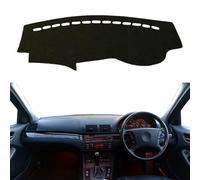 XVWTJZIA Fit for BMW 3 Series E46 1998-2006 Dashboard Protector Cover Pad,Custom Faux Suede/Non-Slip/Anti-Glare/Black