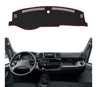 XVWTJZIA Fit for Hino 200 2012-2024 Dashboard Cover Pad,Dash Cover Mat,Custom Polyester/Non-Slip/Red Edge