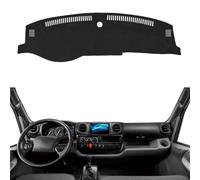 XVWTJZIA Fit for Hino 300 Dashboard Cover Pad,Dash Cover Mat,Custom Polyester/Non-Slip/Black Edge
